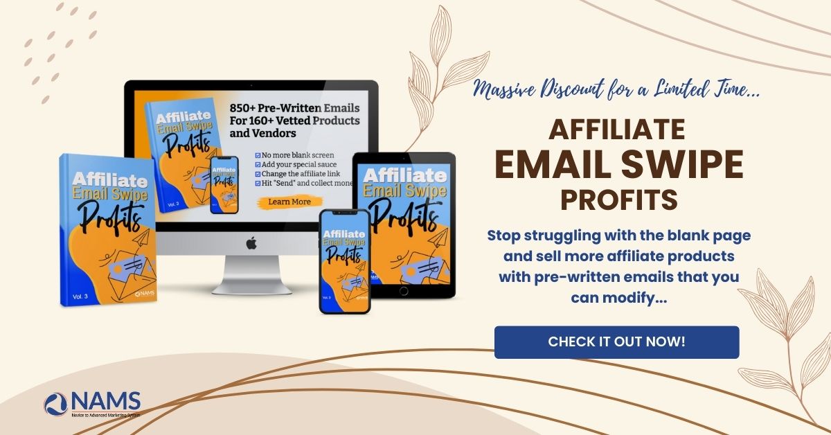 More Than 850 Pre-Written Emails Promoting More Than 160 Vetted Products and Vendors